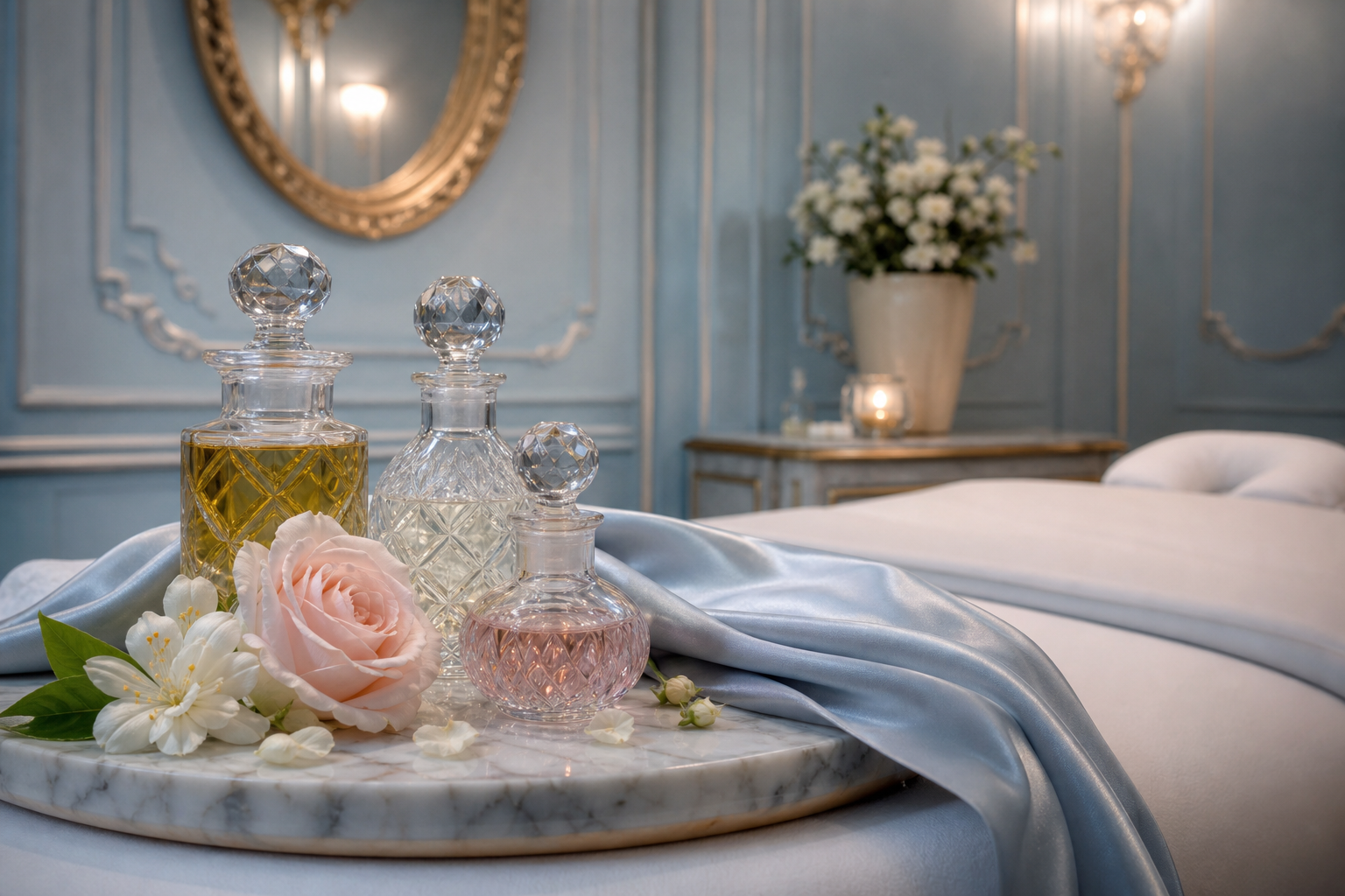 French Aroma Massage at Best Blue Radiance Spa
